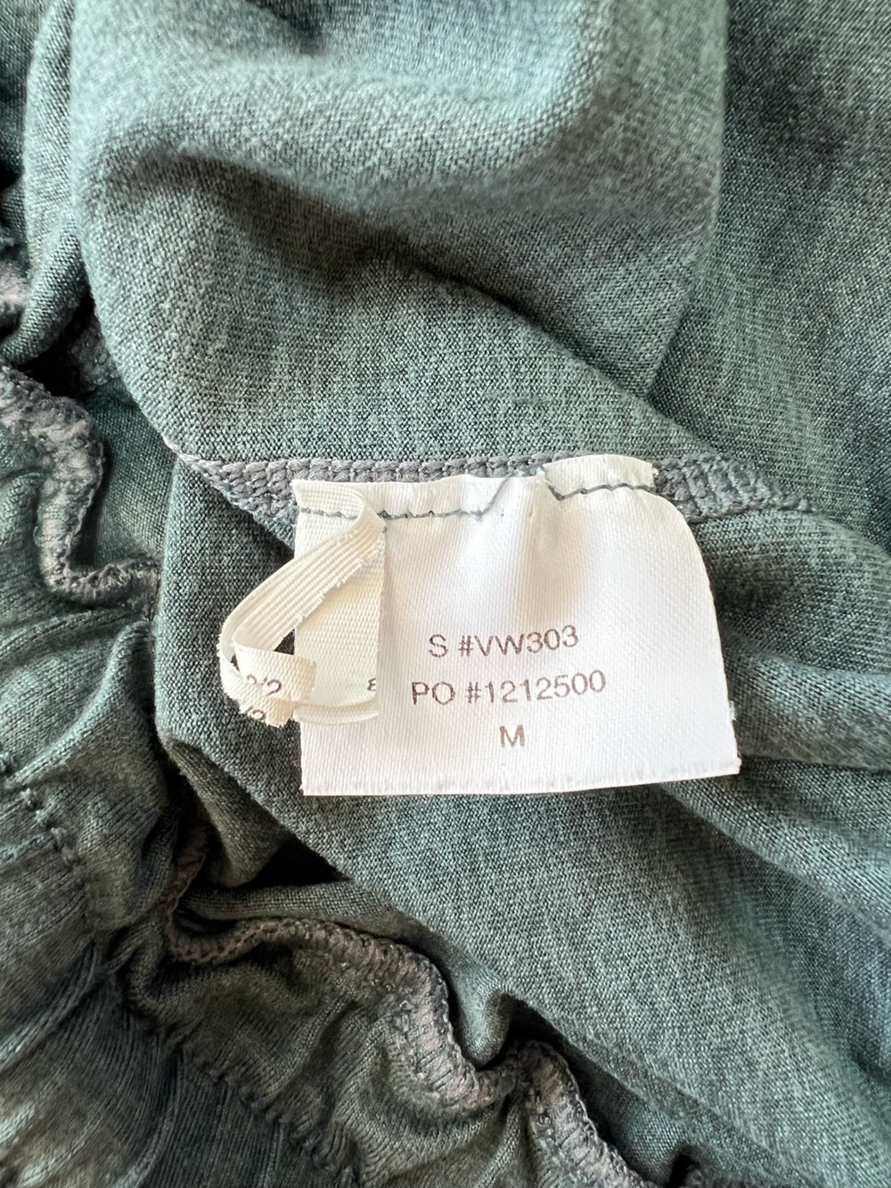 Vuori Performance Mid-Rise Jersey Knit Slim Jogger Pants Pockets Teal, Medium - Picture 7 of 7